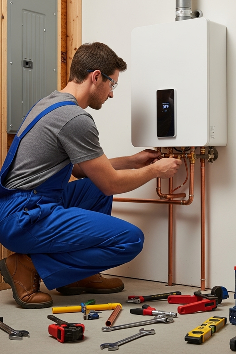 tankless water heater installation